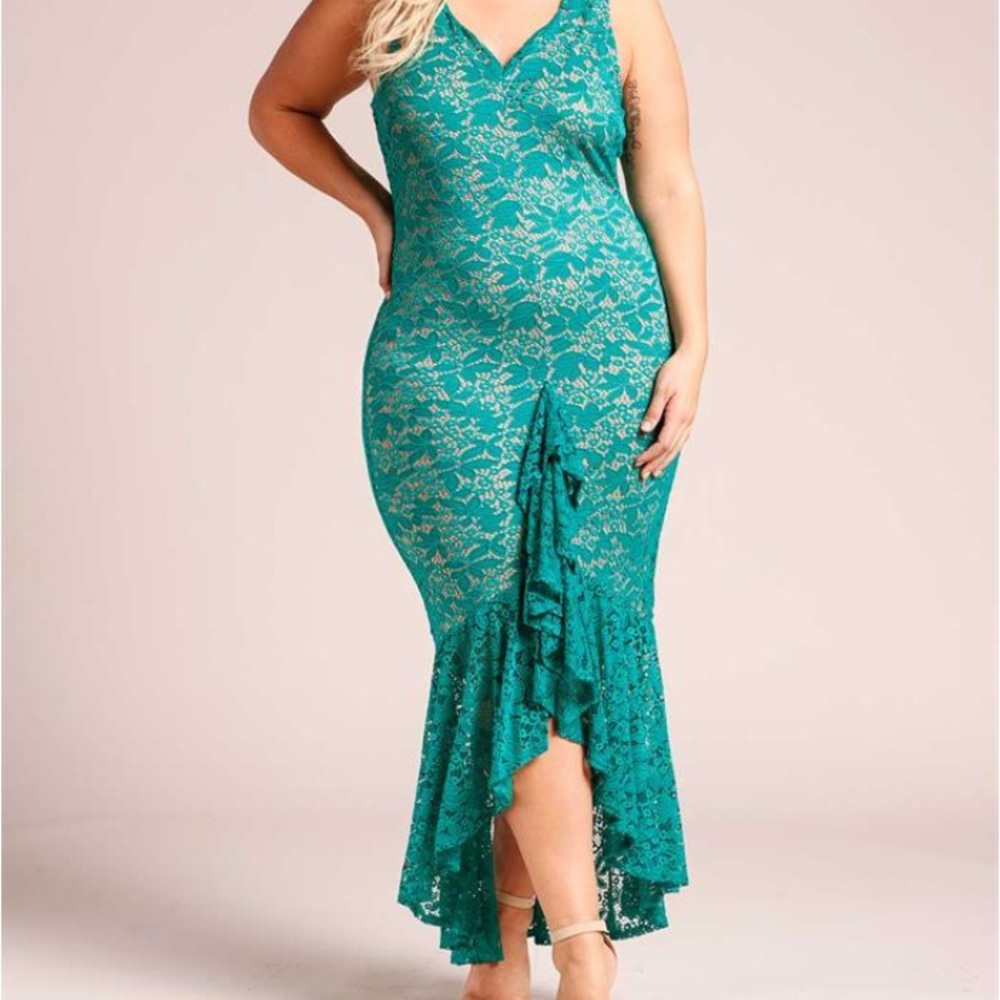Deb shops kelly-green evening dress